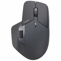 Rapoo MT760L | Multi-Mode Wireless Charging Mouse | 4000 DPI with Adjustable Settings | 10 Programmable Controls Including Tilt Wheel & DPI Switch | Sleek Black Design