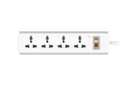 Huntkey SZM404 Flame Retardant Power Strip | Multi-Port Socket Extension | Safety Fireproof Design