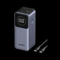 UGREEN Nexode Power Bank 12000mAh 100W Portable Charger | Smart Digital Display | Fast Charging Battery Pack Compatible with Laptops, Smartphones, and Tablets