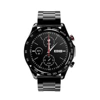 HiFuture FutureGo Pro | Luxury Stainless Steel Smart Watch | 1.32" Full HD (360x360) Display | Bluetooth Calling | 20-Day Battery | IP68 Water Resistant | 3rd Gen Blood Oxygen Sensor