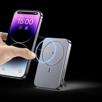 UGREEN Foldable Kickstand Magnetic Battery | 10000mAh Portable Power Bank | 20W Max Output | Charge Up to 3 Devices Simultaneously | Compact and Versatile Wireless Charger