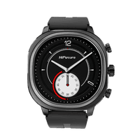 HiFuture AIX Lite Smartwatch | 1.43" AMOLED (466x466) Display | Gorilla Glass | Bluetooth Calling | AI Health Monitoring | IP68 Water Resistant | 10-Day Battery | Stainless Steel Build