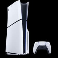 Sony PlayStation 5 Slim Disc Edition | AMD Ryzen Zen 2 8-Cores 16-Threads Processor | RDNA 2 Radeon 10.3 TFLOPs GPU | 16GB GDDR6 RAM | 1TB SSD Storage | Wi-Fi 6 & Bluetooth 5.1 | HDMI 2.1, Ethernet, USB-C & USB-A Ports