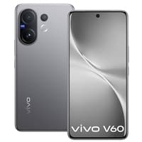 Vivo V60 5G | 6.67" FHD+ (1080x2392) 120Hz AMOLED | Snapdragon 7 Chipset | 50MP Triple Camera | 12GB RAM + 256/512GB Storage | 6500mAh Battery | IP68/IP69 Water & Dust Resistance | Fingerprint & Face Unlock Security