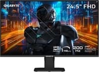 GIGABYTE GS25F2 Gaming Monitor | 24.5-inch FHD (1920 x 1080) SuperSpeed IPS Display | 200Hz Refresh Rate | 1ms GTG | AMD FreeSync Premium | Tilt Adjustable | 2× HDMI, 1× DisplayPort & Headphone Jack Connectivity